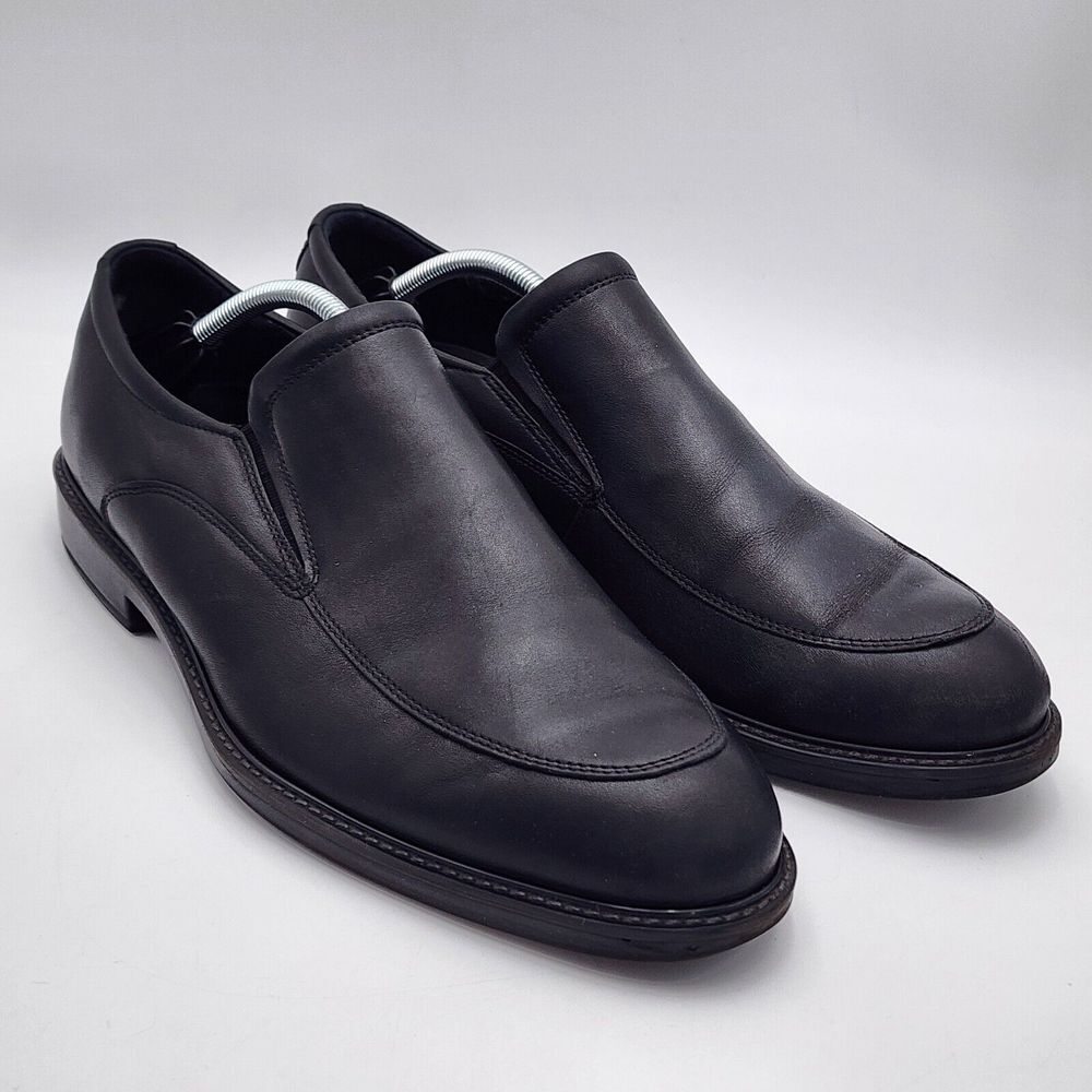 ECCO‎ VITRUS III LOAFER SLIP ON SHOE MENS in Black SIZE US 12 (EU 46) SEE PHOTOS